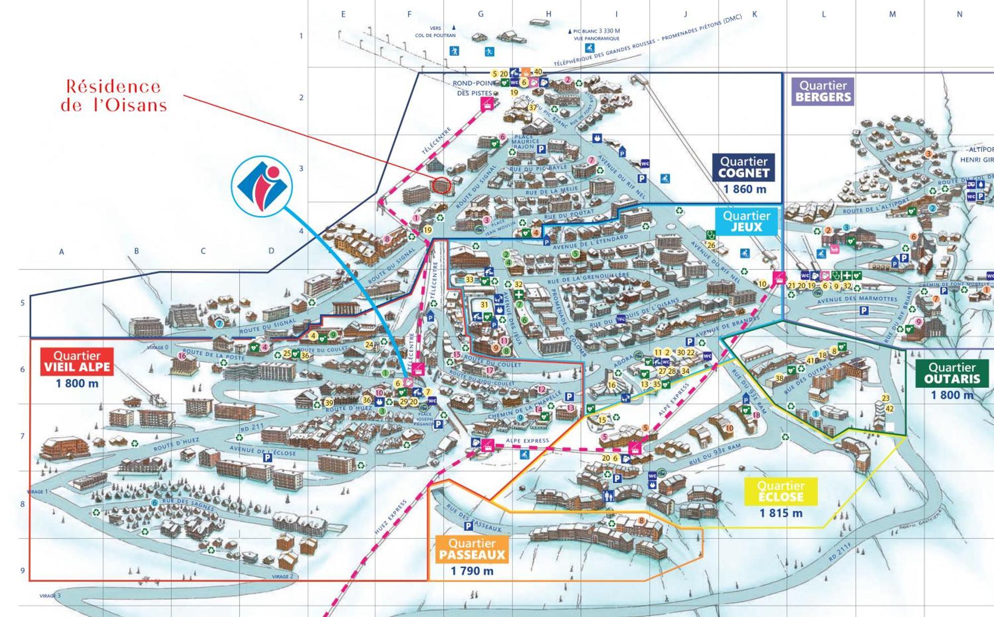 Homency - Residence De L'Oisans F1 Alpe d'Huez Eksteriør bilde